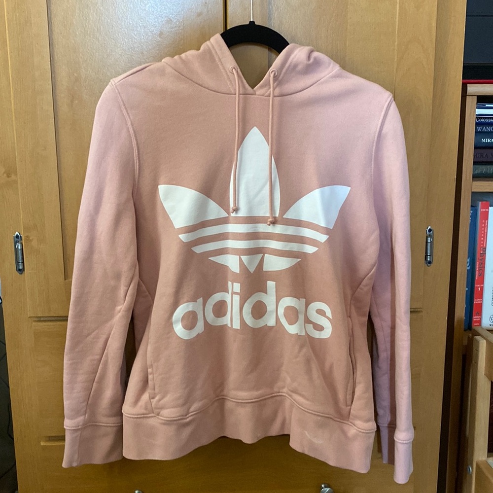 Pink adidas hoodie